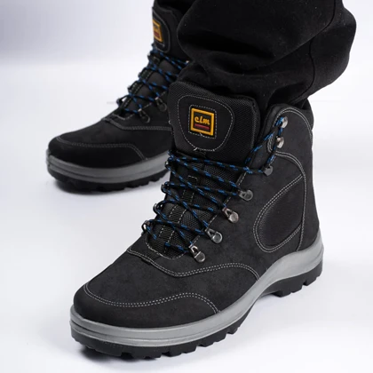 بوت اسپرت مردانه ساق‌دار ضد آب مدل caterpillar کاترپیلار رنگ مشکی کد 1558