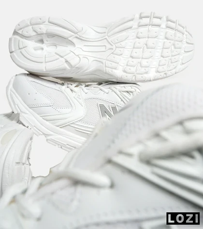 کفش کتانی مردانه و زنانه سفید NEW BALANCE 530