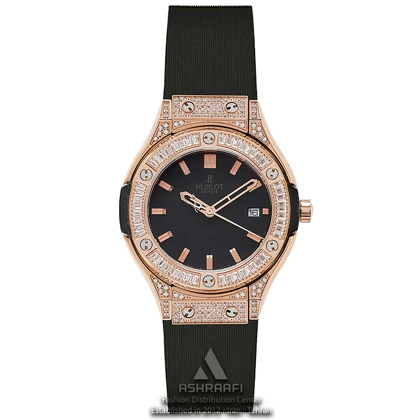 ساعت هوبلو زنانه نگین‌دار Hublot Big Bang BR2