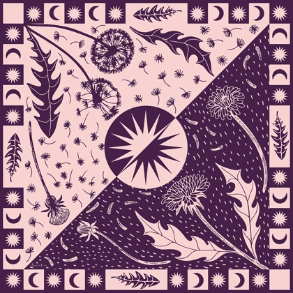 روسری نخ پنبه قاصدک