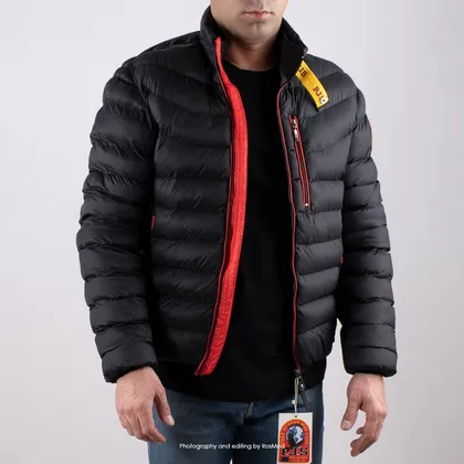 کاپشن مردانه مشکی پاراجامپرز - P.J.S Black Puffer Jacket