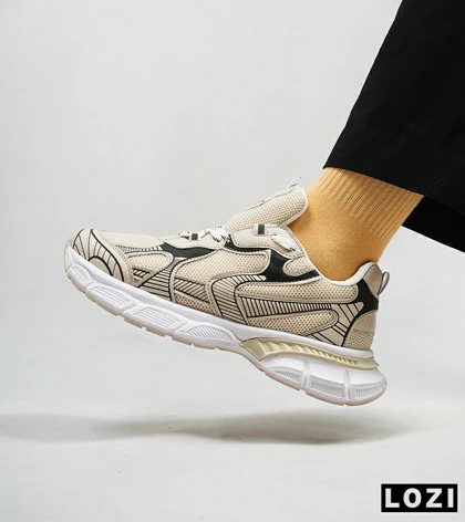 کفش کتانی مردانه کرم BALENCIAGA