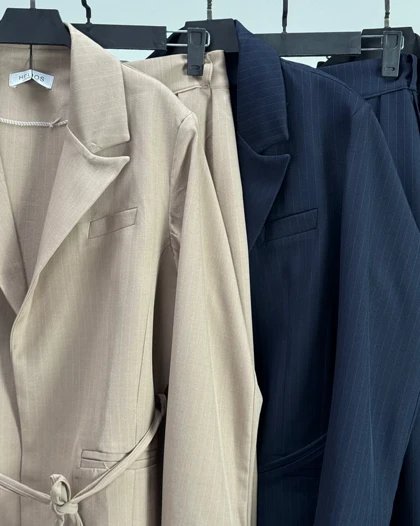 ست کت و شلوار دوبند دیپلمات  کد 800024