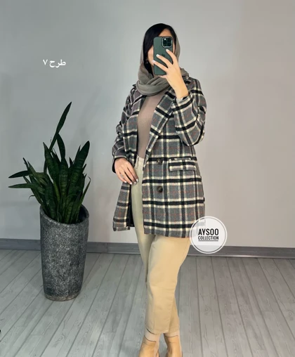 پالتو آستردار شقایق