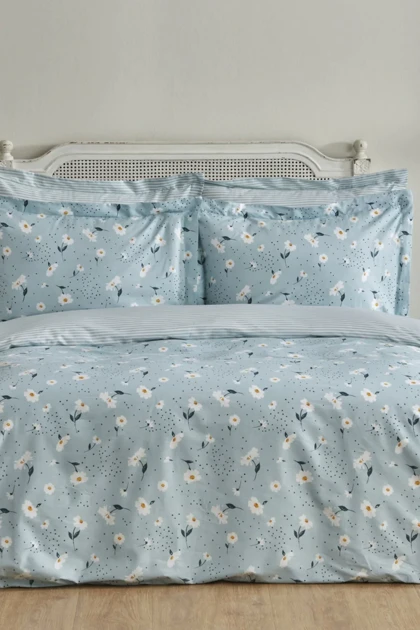 سرویس روتختی دو نفره Karaca Home مدل Daisy پنبه - آبی