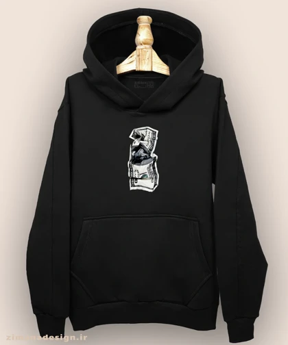 هودی مردانه و زنانه طرح اسکناس دلار کد 959