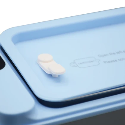 ظرف غذا گرمکن پرتابل پاورولوژی مدل Lumo-PLBF818GYBL ظرفیت 1 لیتر به همراه کیف