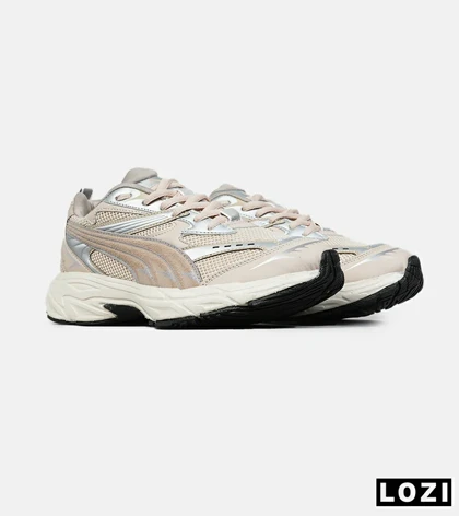 کفش کتانی ورزشی کرم مردانه و زنانه PUMA Velophasis مدل 8522