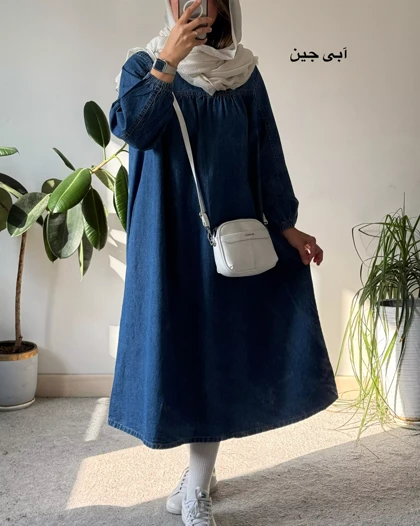 مانتو کفتان جین 8