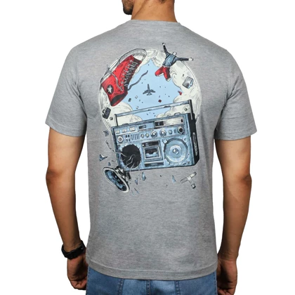 تیشرت آستین کوتاه چاپی مردانه تن کوک مدل 26518815