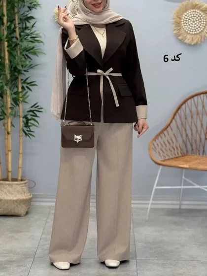 3453-کت و شلوار مزونی نیکو