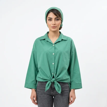 شومیز نخی جلو گره مدل آندرومدا علیدسا