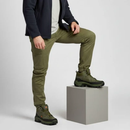 کفش ساق‌دار مردانه سبز مدل JAX