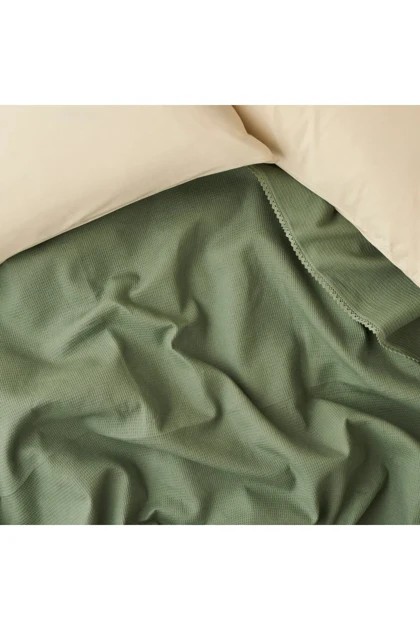 روتختی پیکه دو نفره Bella Maison مدل Feel پنبه - خاکی