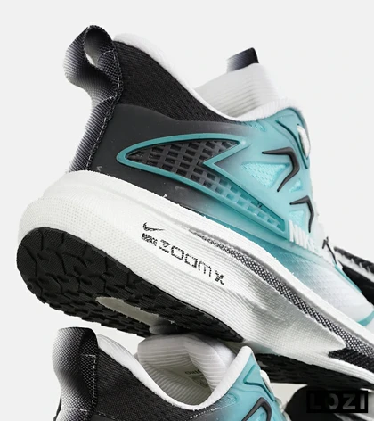 کفش کتانی مردانه سفید آبی NIKE zoom X