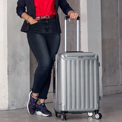 چمدان وارداتی کرون مدل CROWN-40164 SERIES سری 3 عددی