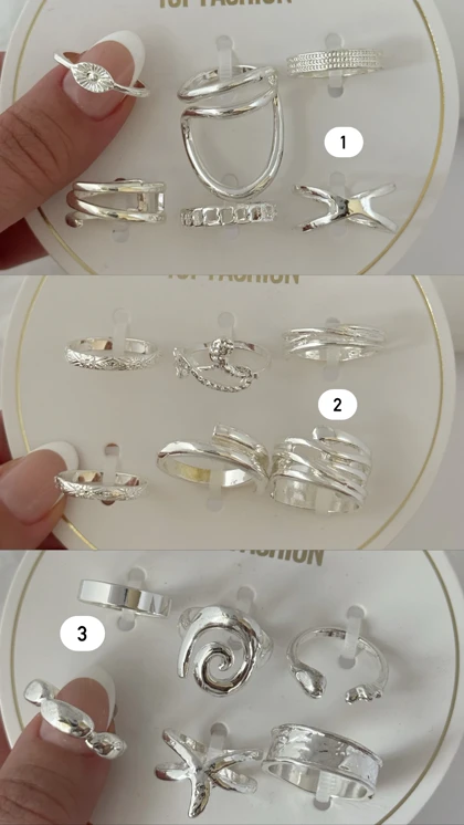 پک انگشتر 6 تای