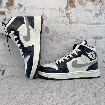 نایک ایر جردن 1 ساق‌دار فرانسه (Nike Air Jordan 1 French Blue) کد 2341