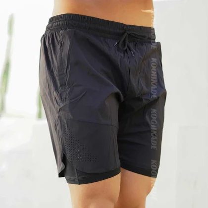 شلوارک کشاله دار آیرو NIKE مشکی