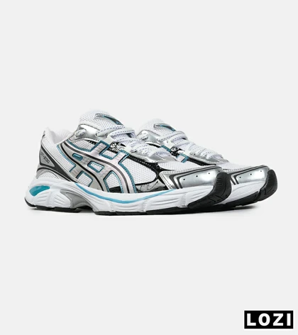 کفش کتانی مردانه و زنانه سفید بنفش ASICS GT-2130 مدل 8499