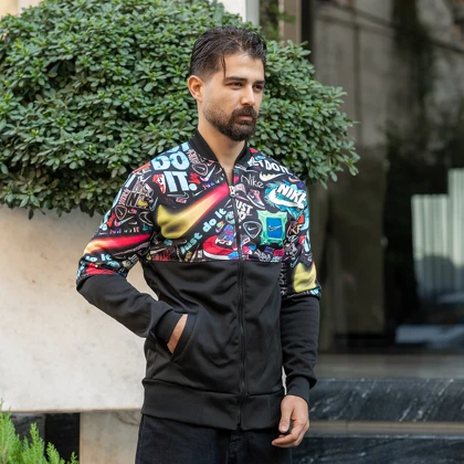 سویشرت نایک رنگی مردانه مدل L62