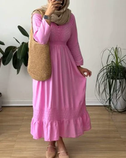 پیراهن خامه دوزی سولماز