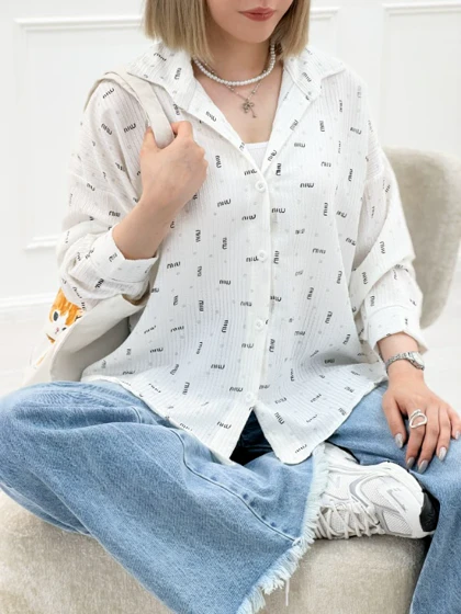 شومیز باکسی میو