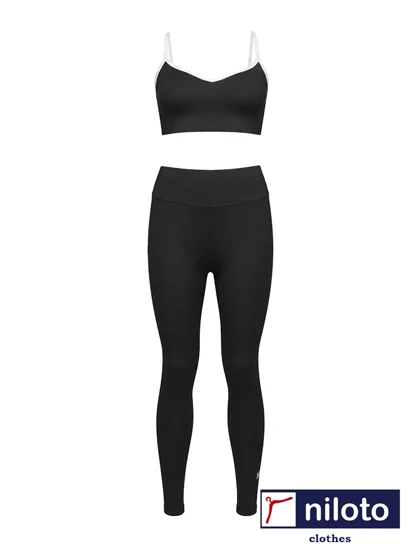 ست نیم‌تنه و لگ اسپاندکس نانو (08108)