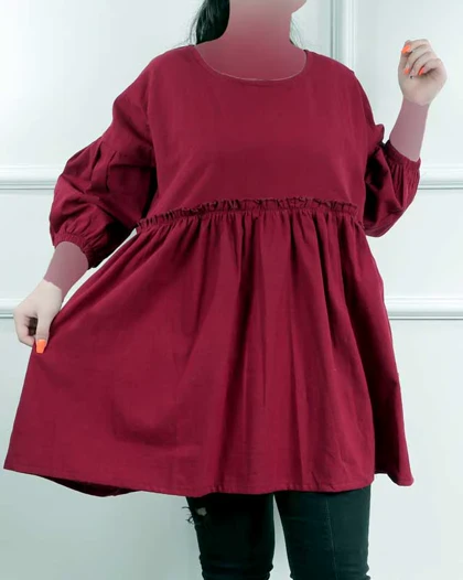 شومیز عروسکی لینن 6791