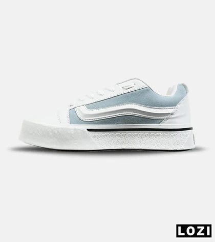 کفش اسنیکرزونس مردانه و زنانه سفید آبی VANS مدل 8071