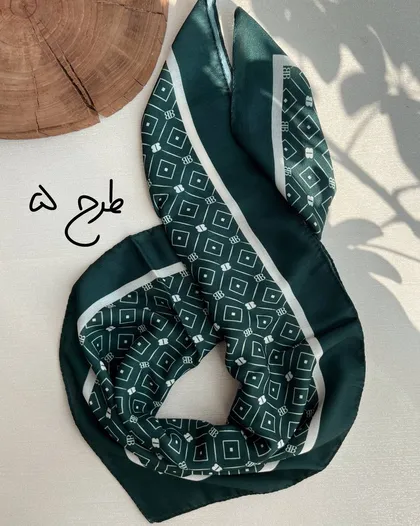 مینی اسکارف سبز بهاره 4101