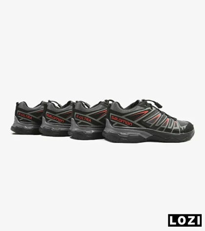 کفش کتانی بزرگ پا مشکی قرمز سالومون Salomon X ULTRA