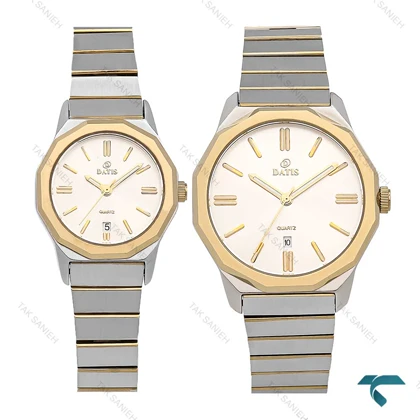 ساعت ست داتیس D8816GL دورنگ طلایی Datis-6922-S