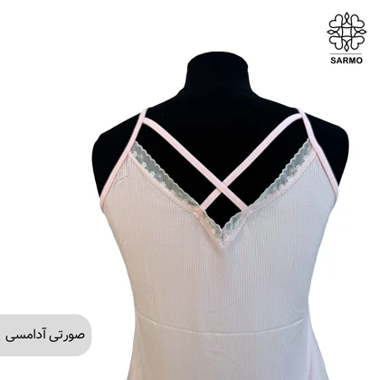 تاپ بندی ضربدری طرح گل‌دار