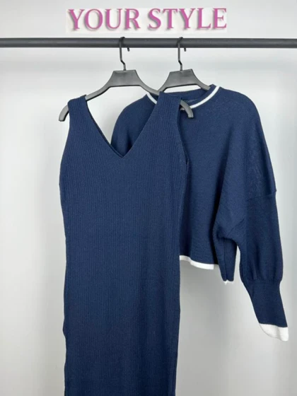 ست رویه و پیراهن بافت 7702