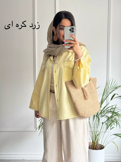 مانتو لینن باکسی هلیا