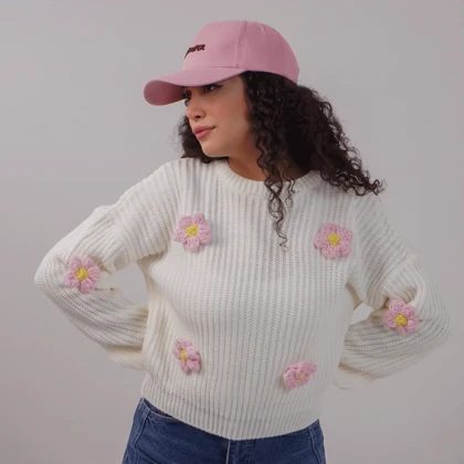 بافت گل برجسته