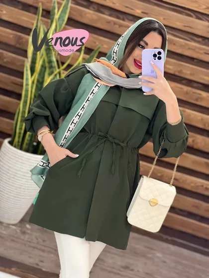 مانتو بالاژیله کمرگت