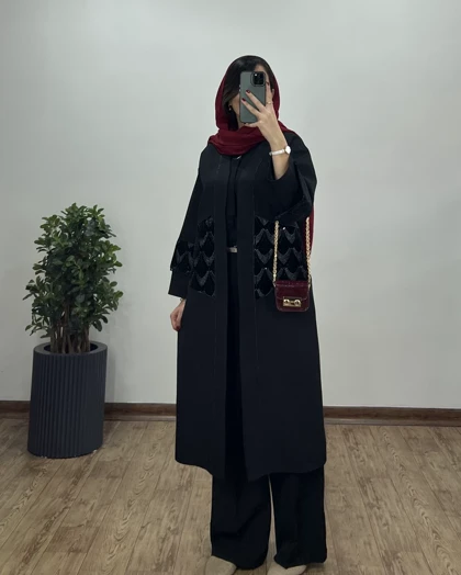 مانتو بلند مجلسی مهرسان