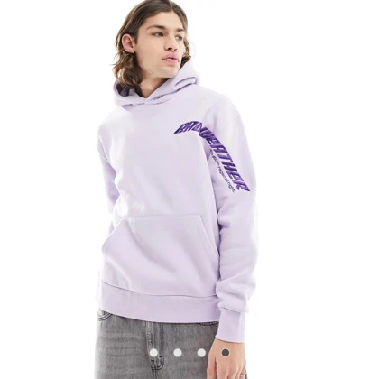 هودی گرم بالا طرح شفق قطبی، دوخت برجسته از bershka کد 234