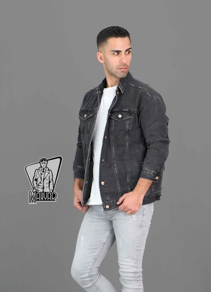 کت جین طوسی تیره DENIM