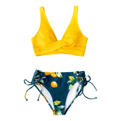 مایو دو تکه بیکینی کاپشه انگلیس کد ADI5008B