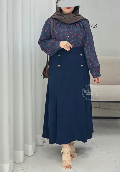 ست شومیز و دامن ملیسا