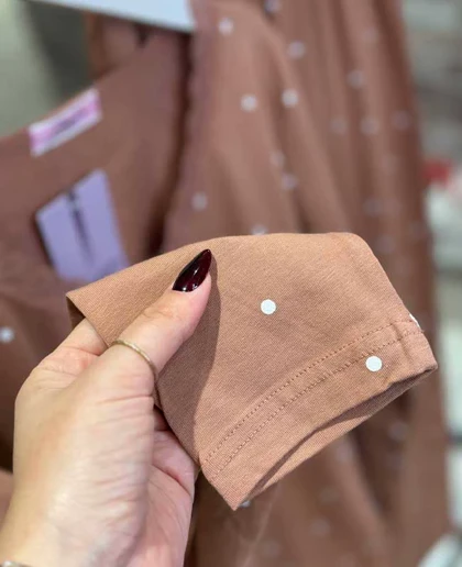 بلوز و شلوار سایز بزرگ نخ پنبه سکسن کد 40859