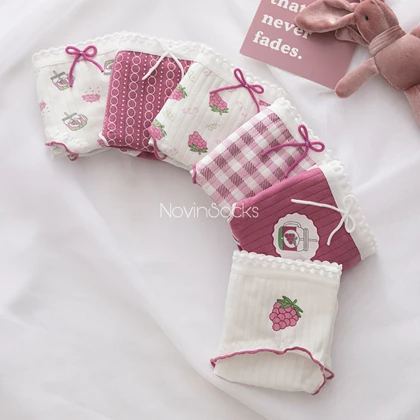 شورت نخی زنانه طرح انگور