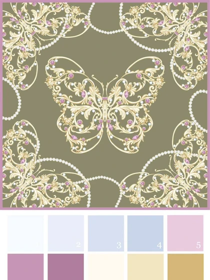 روسری ابریشم کاپرا