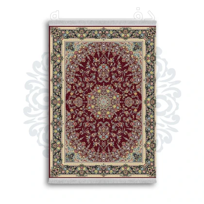*جدید* فرشینه از جنس پارچه شانل مخمل ترک طرح فانتزی برند دفه کد 1350