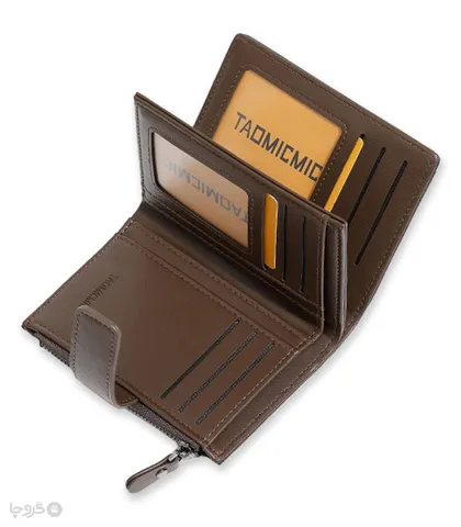 کیف پول مردانه تاشو زیپ‌دار Taomicmic تائومیک میک کد S3110