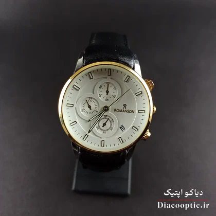 ساعت مچی زنانه موتور ژاپن برند رمانسون مدل DO1229 بند چرمی