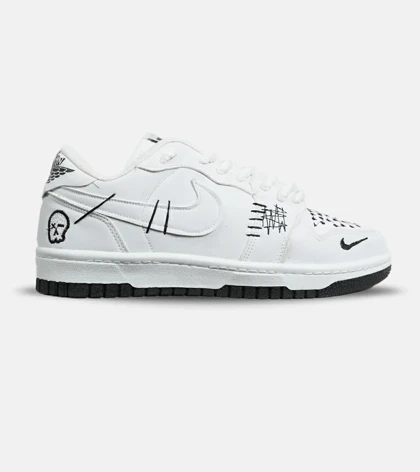 کفش کتانی مردانه و زنانه سفید نایک NIKE jordan Vodoo
